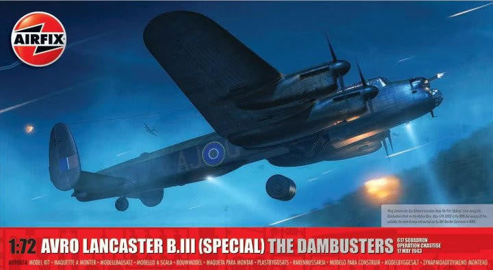 Airfix 1/72 Lancaster B.Mk.III Dambuster 9007A